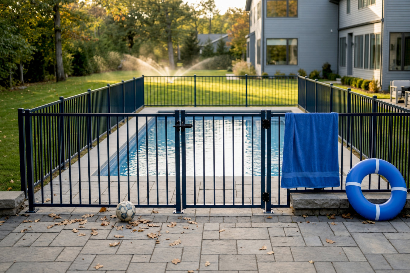 Pool fence installation
